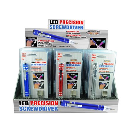 Blazing Ledz Blazing LEDz Blazing LED 6 pc Multi-Blade Precision Screwdriver Set 702288-12